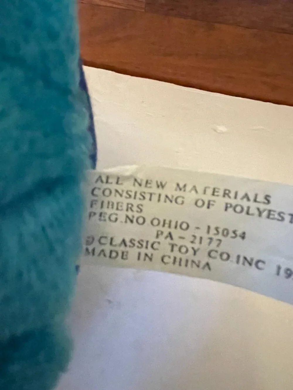 VTG 1998 Classic Toy Company Plush Stuffed Blue Dog Long Ears Droopy Eyes MINT